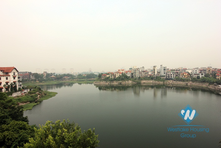 Lake view and Nice house  for rent in Tay Ho area